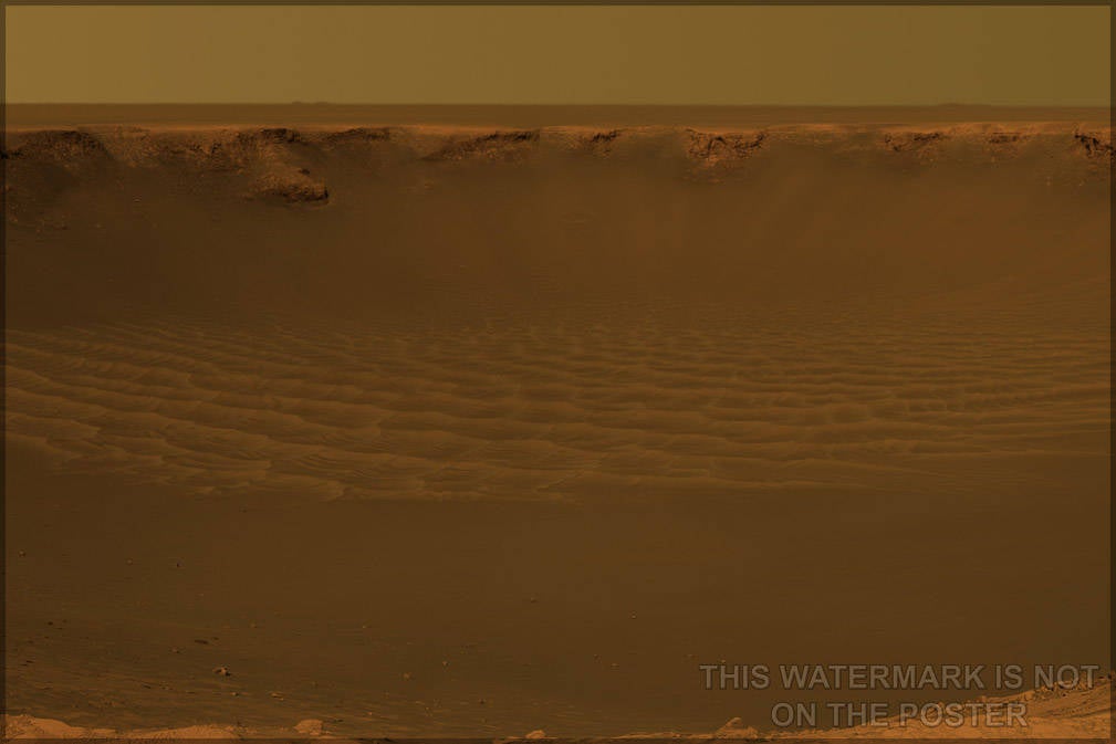 Poster, Many Sizes Available; Victoria Crater Mars Rover Opportunity