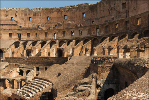 Poster, Many Sizes Available; Gradins Colisee Rome Italie