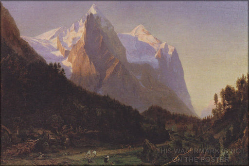 Poster, Many Sizes Available; Wetterhorn Worthington Whittredge C1858