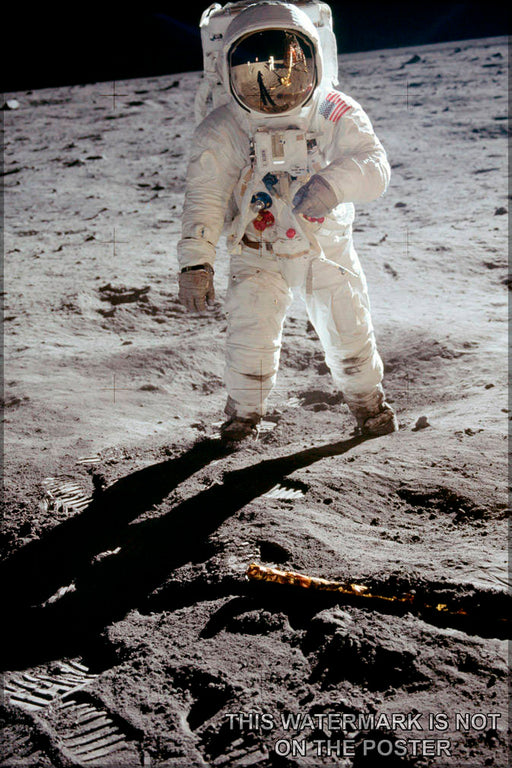 Poster, Many Sizes Available; Astronaut On The Moon Buzz Aldrin On The Moon  Apollo 11