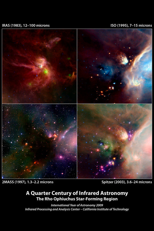 Poster, Many Sizes Available; A Quarter Century Of Infrared Astronomy