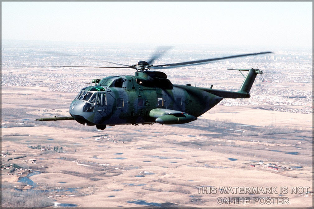 Poster, Many Sizes Available; Usaf Hh-3E Jolly Green Giant