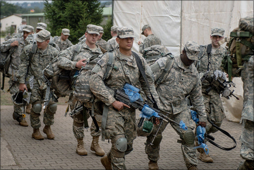 Poster, Many Sizes Available; U.S. Soldiers 1St Bt, 503Rd, 173Rd Airborne Brigade Combat Team