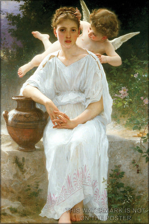 Poster, Many Sizes Available; Whisperings Of Love William-Adolphe Bouguereau (1825-1905) - Whisperings Of Love (1889