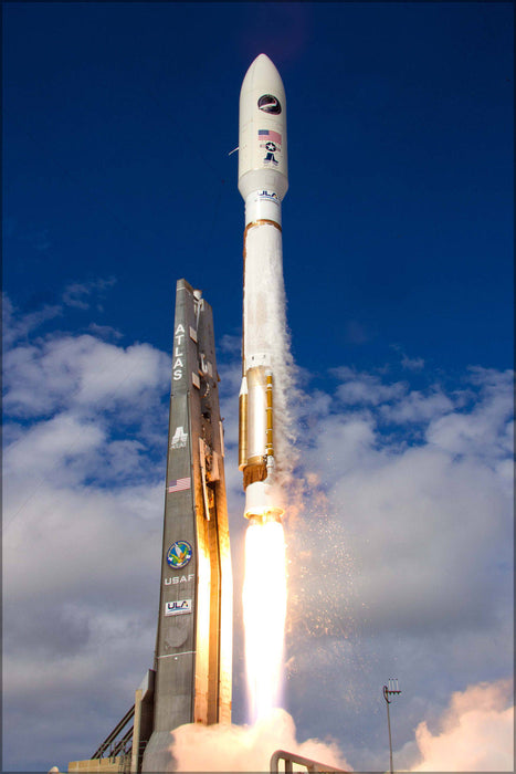 Poster, Many Sizes Available; Atlas V Rocket Launching The Otv-3 For The U.S. Air Force