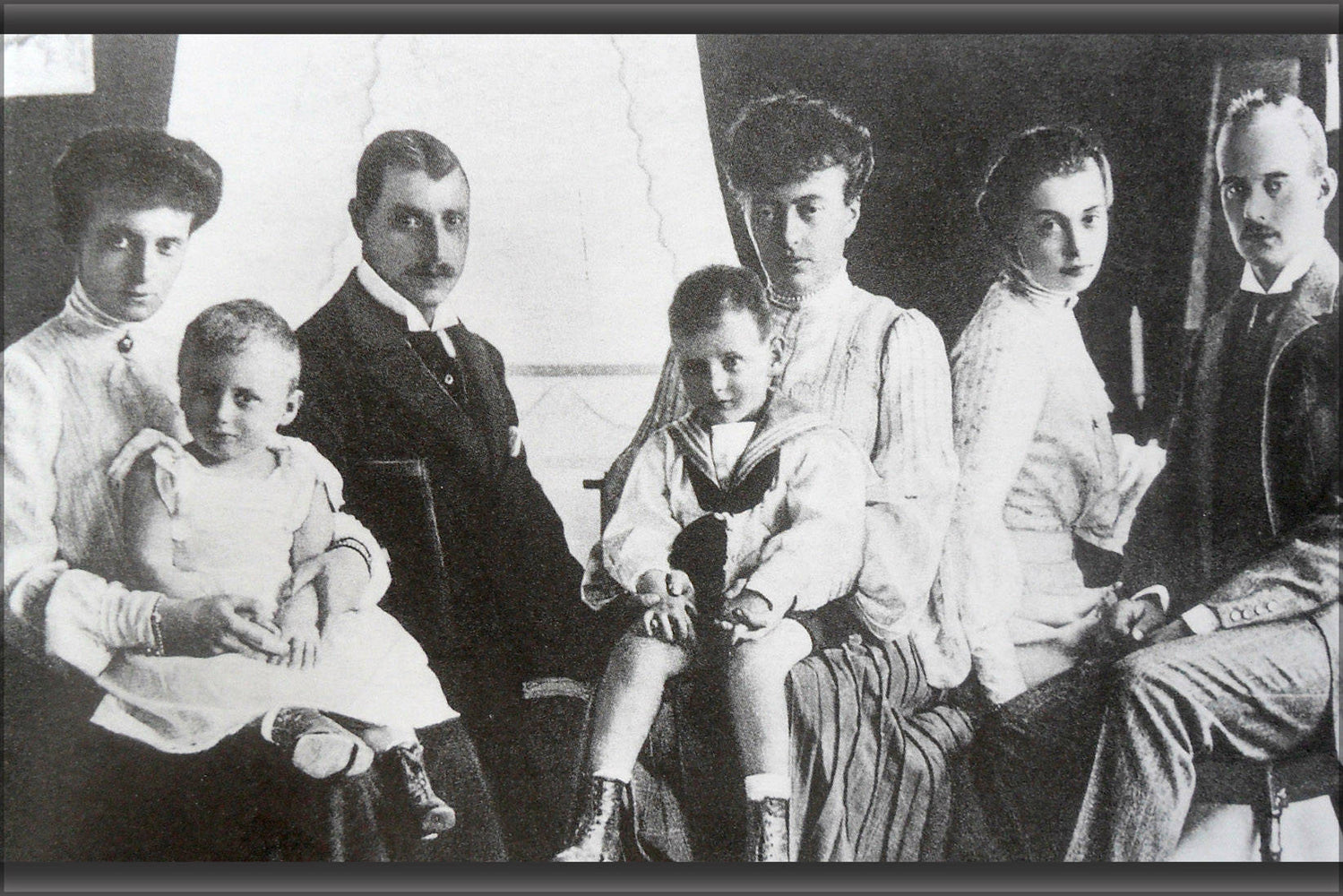 Poster, Many Sizes Available; Grand Duchess Anstasia Mikahilovna Of Russia With Her Family