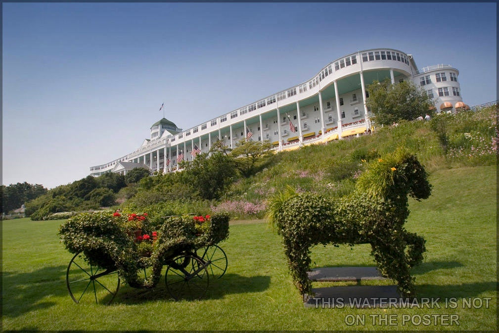 Poster, Many Sizes Available; Grand Hotel On Mackinac Island