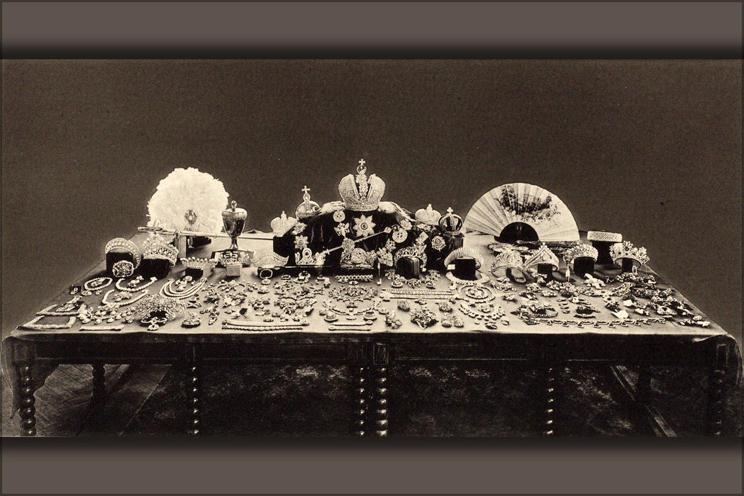 Poster, Many Sizes Available; Imperial Regalia Of Russia Bw Photo