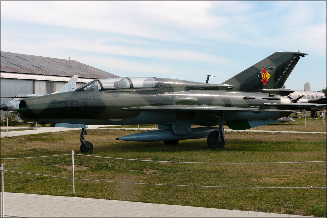 Poster, Many Sizes Available; East German Mikoyan-Gurevich Mig-21U Mig-21 Mongol