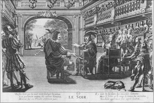 Poster, Many Sizes Available; Grande Salle Du Palais Cardinal C1642 Engraving Le Soir By Van Lochun Holsboer 1933 Plate6