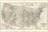 Poster, Many Sizes Available; Gray&#39;S New Map Of The United States Of America 1893