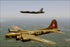 Poster, Many Sizes Available; B-17G Flying Fortress And A B-52H Stratofortress Bomber