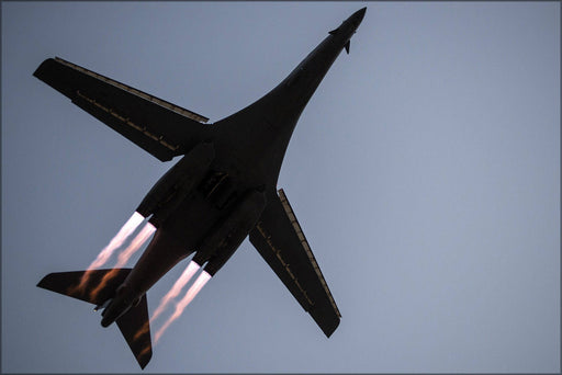 Poster, Many Sizes Available; B-1B Lancer Bomber Al Udeid Air Base, Qatar, Combat Operations