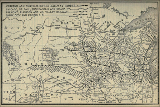 Poster, Many Sizes Available; 1893 Poor&#39;S Chicago And North Western Railway