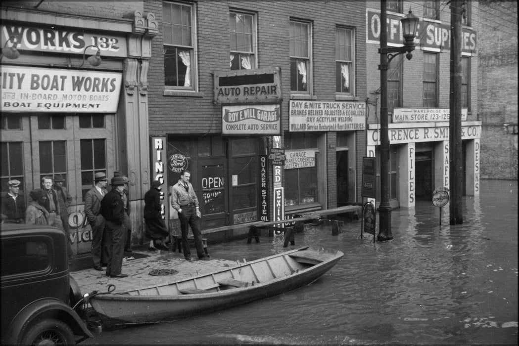 Poster, Many Sizes Available; 1936 Ohio River Flood Louisville, Kentucky