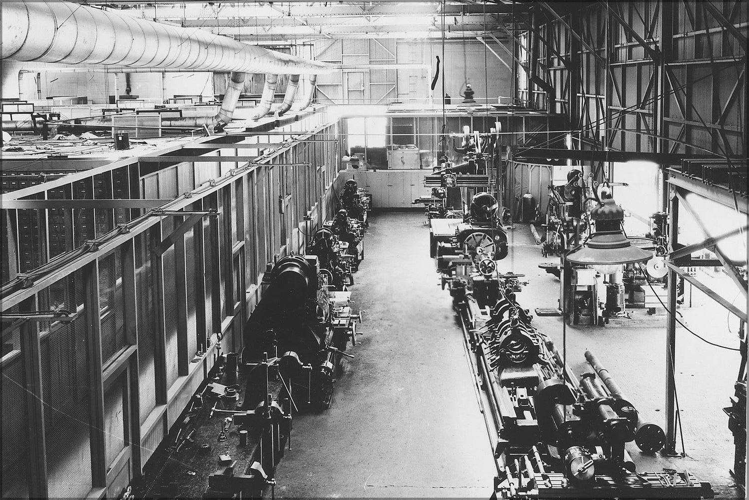 Poster, Many Sizes Available; (Metal Shop At The Submarine Base, Los Angeles.) -  - 295478