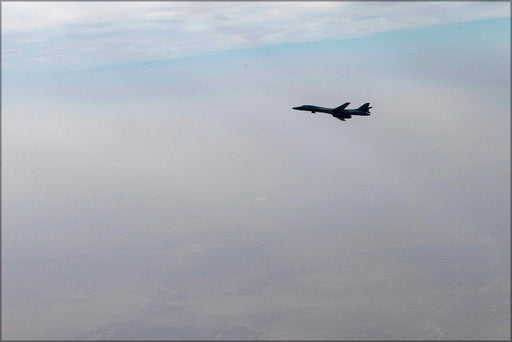 Poster, Many Sizes Available; 34Th Ebs B 1B Refuels Over Syria 150210 F Mg591 318