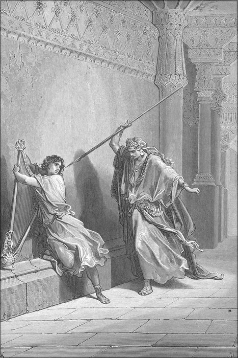 Poster, Many Sizes Available; 072.Saul Attempts To Kill David