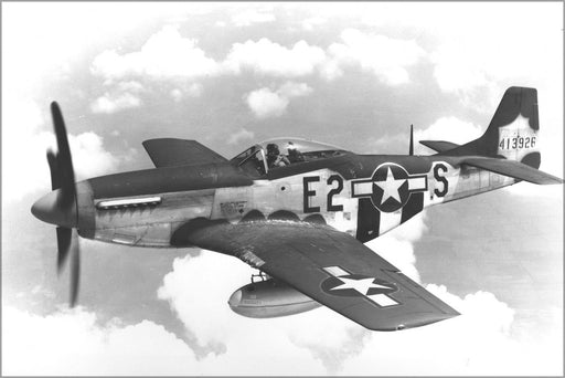 Poster, Many Sizes Available; 375Th Fighter Squadron North American P 51D 5 Na Mustang 44 13926