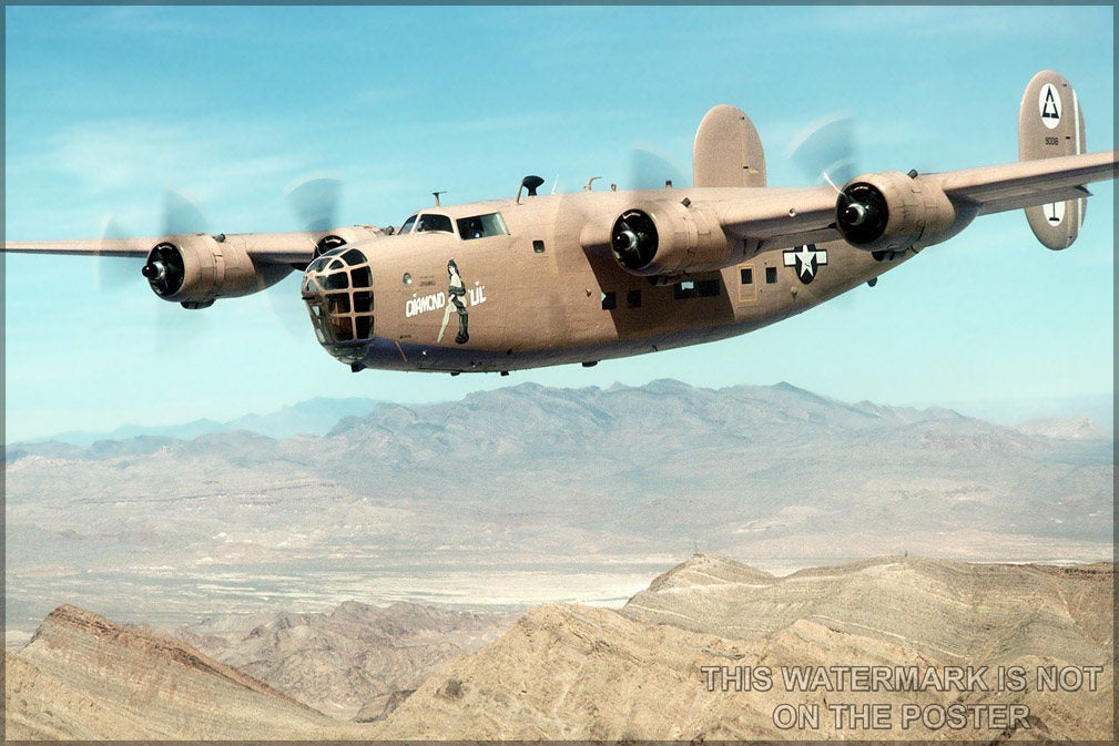 Poster, Many Sizes Available; B-24 Liberator P2