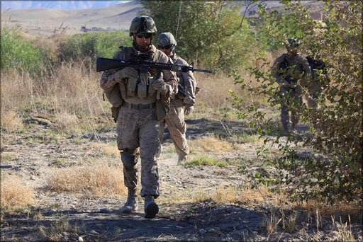 Poster, Many Sizes Available; 3Rd Battalion 12Th Marines In Kajaki District 2010 10 22