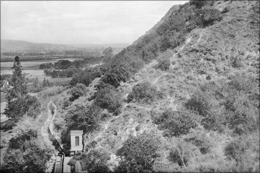 Poster, Many Sizes Available; Elysian Park And Farmland Below, Los Angeles, Ca.1898-1900 (Chs-2001)