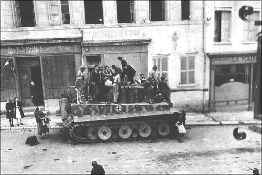 Poster, Many Sizes Available; Abandoned Tiger I France