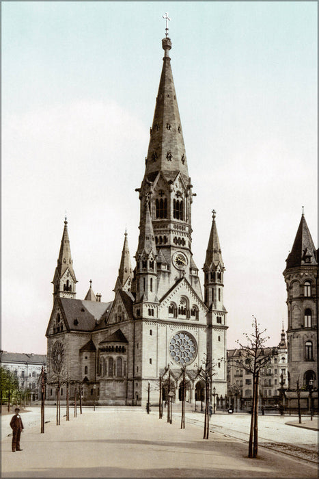 Poster, Many Sizes Available; Emperor Wilhelms Memorial Church In Berlin, Germany 1890