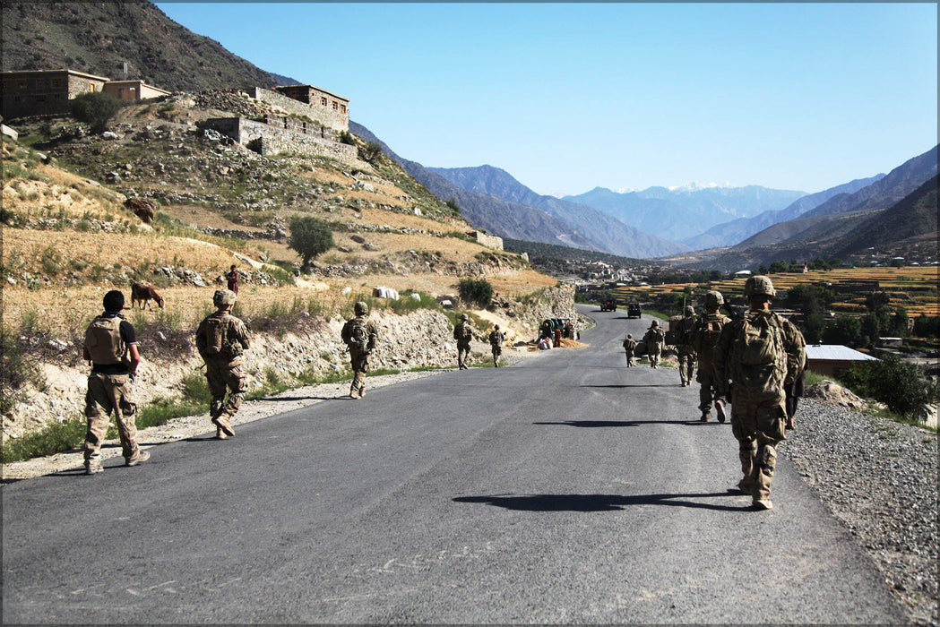 Poster, Many Sizes Available; 4Th Infantry Division, Kunar Province Afghanistan 2012