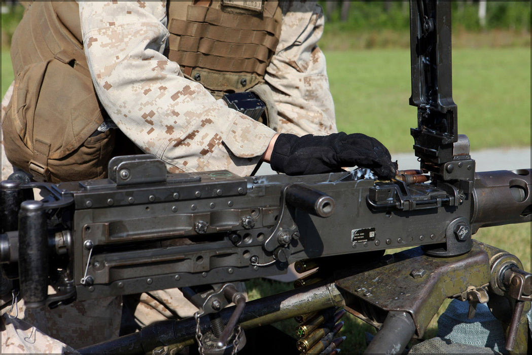 Poster, Many Sizes Available; 10Th Marines Conducts Machine Gun Training 140917 M Zz999 005