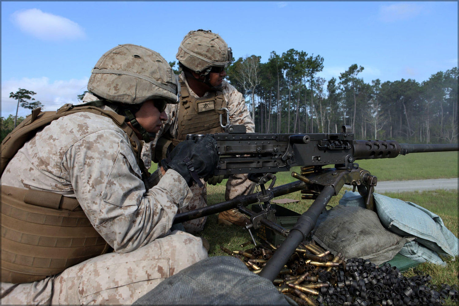 Poster, Many Sizes Available; 10Th Marines Conducts Machine Gun Training 140917 M Zz999 006