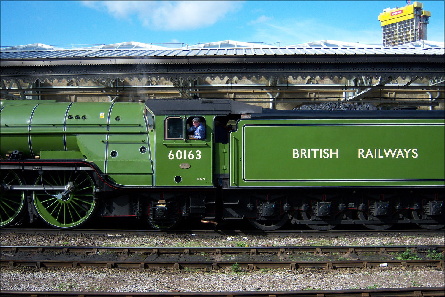 Poster, Many Sizes Available; 60163 Tornado 24 March 2009 Sheffield Midland Station Pic 8