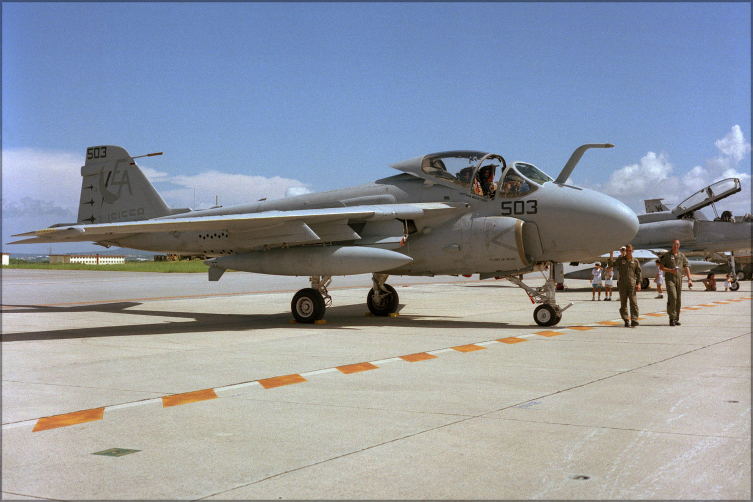 Poster, Many Sizes Available; Grumman A-6E Intruder Vma(Aw)-332 Moonlighters  1988