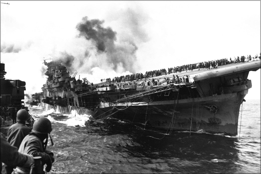 Poster, Many Sizes Available; 20071107233849!Attack On Carrier Uss Franklin 19 March 1945