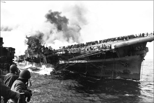 Poster, Many Sizes Available; 20071107233849!Attack On Carrier Uss Franklin 19 March 1945