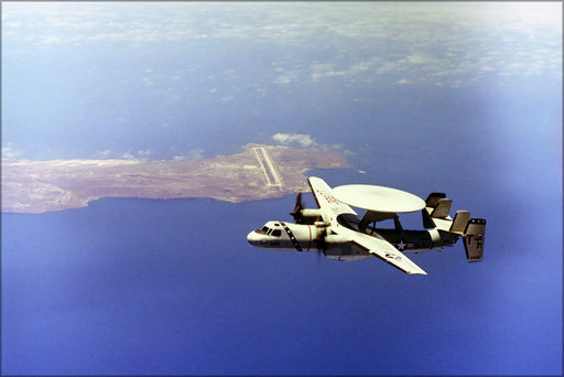 Poster, Many Sizes Available; Grumman E-2B Hawkeye San Clemente Island 15 Jul 1976