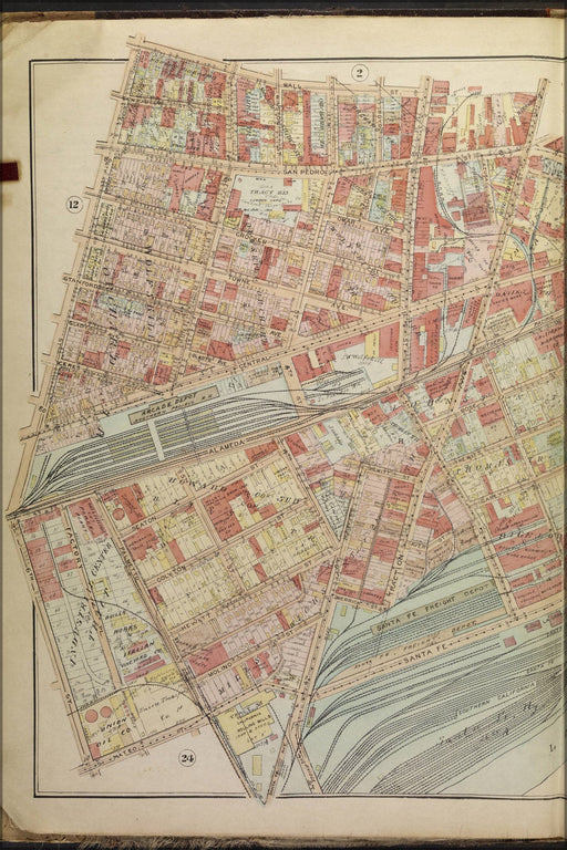 Poster, Many Sizes Available; Baist&#39;S Real Estate Atlas Of Surveys Of Los Angeles, California, 1921 (31296)