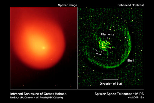 Poster, Many Sizes Available; Infrared Structure Of Comet Holmes