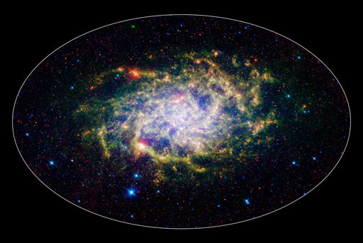 Poster, Many Sizes Available; Infrared Triangulum Galaxy M33