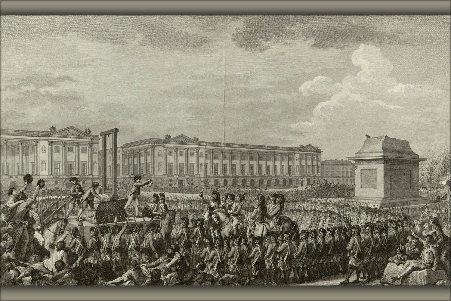 Poster, Many Sizes Available; Execution Of King Louis Xvi, French Revolution By Helman C1794