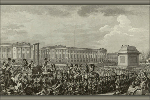 Poster, Many Sizes Available; Execution Of King Louis Xvi, French Revolution By Helman C1794