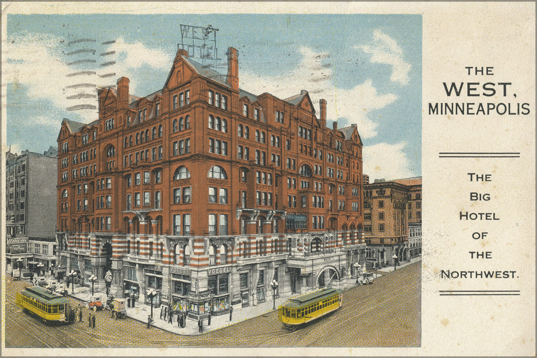 Poster, Many Sizes Available; 1916 07 28 Mn Minneapolis The West Hotel 01