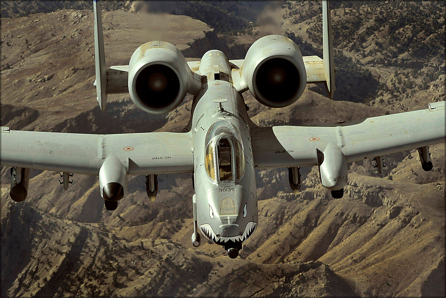 Poster, Many Sizes Available; A-10 Thunderbolt Ii Warthog Close-Air-Support Afghanistan