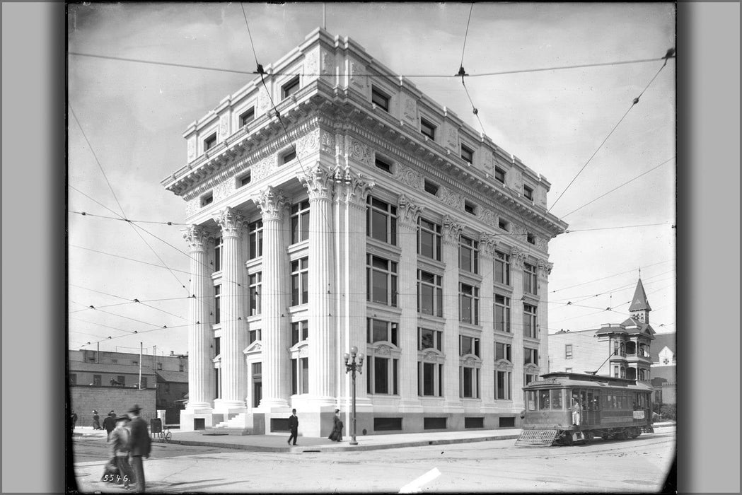 Poster, Many Sizes Available; Exterior View Of The Pacific Mutual Life Insurance Building, Olive Street And Sixth Street, Los Angeles, Ca.19