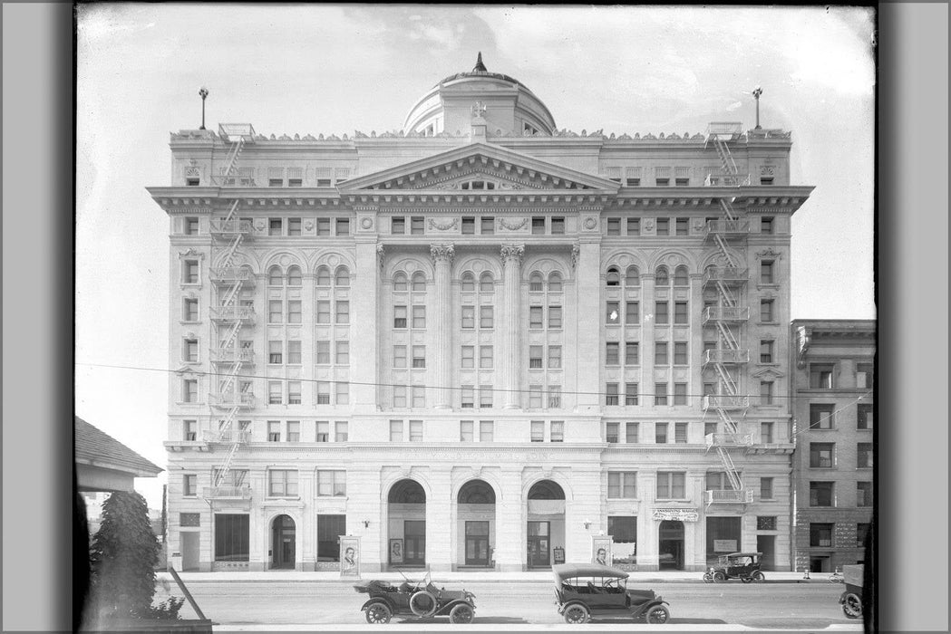 Poster, Many Sizes Available; Exterior View Of Trinity Auditorium Building, 9Th Street And Grand Avenue, Los Angeles, Ca.1914-1920 (Chs-5622