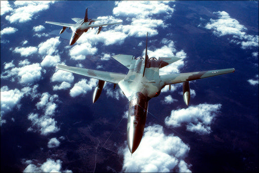 Poster, Many Sizes Available; F-111 Aardvark In Formation 1983