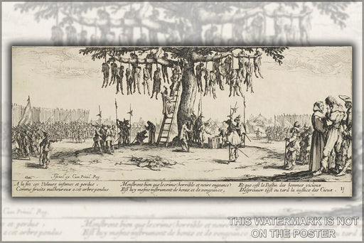 Poster, Many Sizes Available; Miseries Of War; No. 11, The Hanging By Jacques Callot 30 Years War