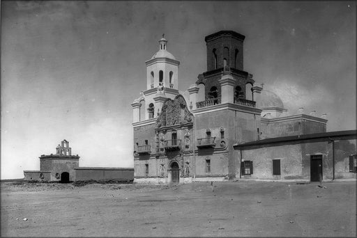 Poster, Many Sizes Available; Mission San Xavier Del Bac, Tucson, Arizona, Ca.1900