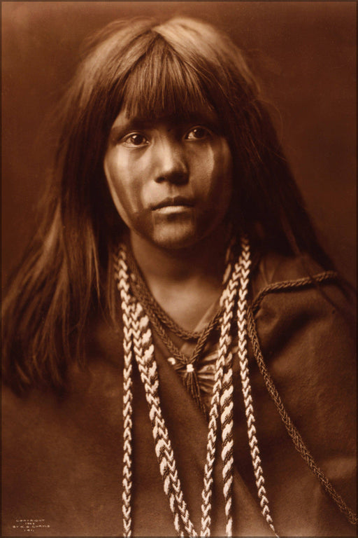 Poster, Many Sizes Available; Mojave Girl Native American Indian Girl 1903