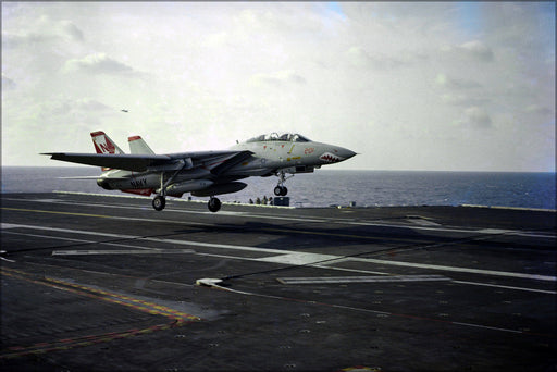 Poster, Many Sizes Available; F-14A Tomcat Vf-111 Sundowners Uss Carl Vinson (Cvn-70)